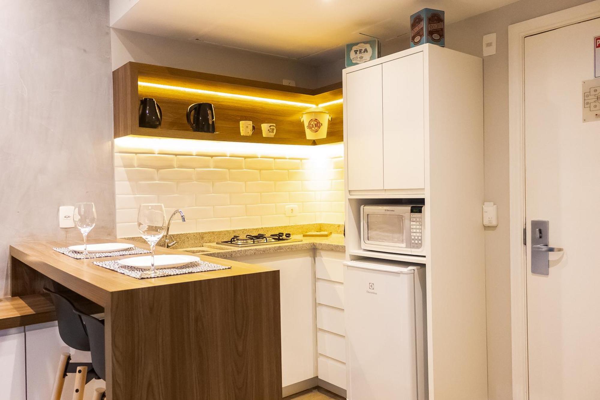サンパウロFlat Charmoso Jardim Paulistaアパートメント 部屋 写真